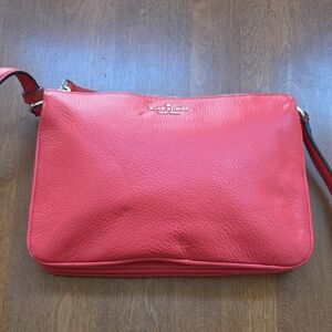 Kate Spade Jackson Leather Triple Gusset Crossbody